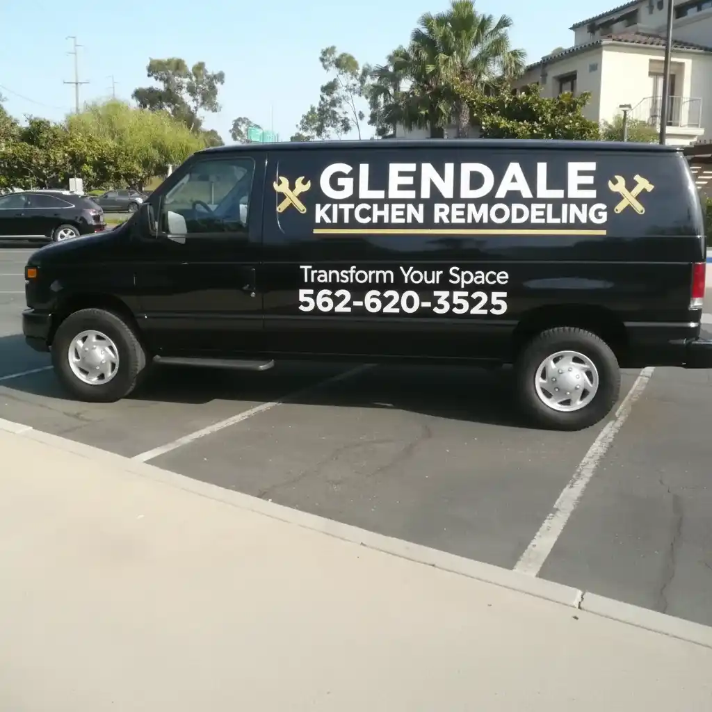 Glendale Kitchen Remodeling service vehicle ready to serve the Glendale community